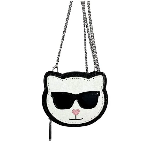 Karl Lagerfeld Paris Karl & Choupette 2pc Mini Cat Purse & Card Holder Gift Set - Picture 10 of 10